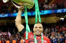 Toulon wing Bryan Habana has apologised for his Heineken Cup final theatrics