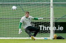 Man City teen Ian Lawlor put through his paces as he joins the Ireland squad in Malahide