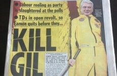 Eamon Gilmore looks stunning in yellow