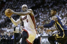 LeBron James pushes the Miami Heat ever closer to another NBA Finals