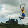 Snapshot - 5 inter-county hurlers, 1 trampoline and the Rock of Cashel