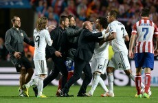 Diego Simeone charged by UEFA for on-pitch Champions League final row