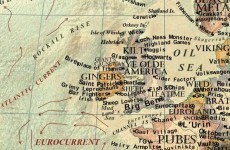 Ireland doesn't fare too well in this excellent map of the world in stereotypes