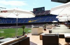Barcelona have opened a new pitchside restaurant in the Camp Nou