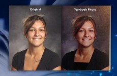 US high school alters yearbook photos so female students 'show less skin'