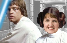 Princess Leia and Joan Burton are on the Saturday Night Show this week