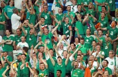 So what’s it like supporting the Irish team from abroad?