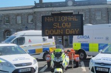The highest speed detected by gardaí today was 30km per hour over the limit