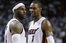 LeBron James and Chris Bosh make it a fab fourth final in a row for Miami