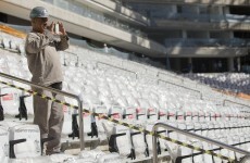 With 10 days until the World Cup starts, five of Brazil's soccer stadiums still aren't finished