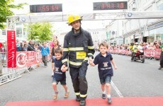 3 hours 41 minutes and 10 seconds for a marathon, in full firefighting gear, in Cork