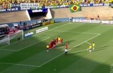 Neymar dinks a lovely free kick to put Brazil ahead in warm-up friendly