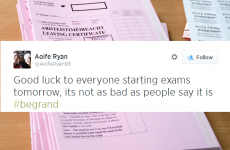 #BeGrand trends in Ireland as country tells students it will all be ok