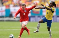 Rooney and Lambert score, Sterling is sent-off and England settle for draw with Ecuador