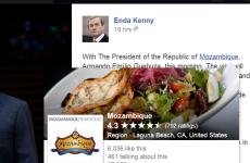 Enda Kenny made a balls of tagging a whole country on Facebook