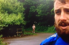 Was there a streaker on the Six One News last night?