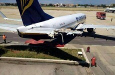 Ground staff blamed as Ryanair plane rolls into a fire station at Rome Airport