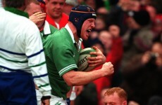 Ahead of his 100th Test cap, here is Paul O'Connell's debut try for Ireland