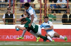 Cave and Sexton star as Ireland survive early scare in Argentina