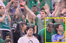 This Dublin GAA fan enjoyed Ireland's rugby win over Argentina