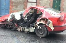 Man dies after hijacked taxi crashes into a pole in Dublin City