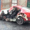 Man dies after hijacked taxi crashes into a pole in Dublin City