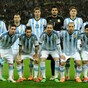 Argentina team pose with provocative Falklands banner ahead of Slovenia game