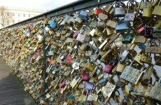 Thousands of 'love locks' caused a bridge in Paris to partially collapse