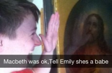 This Leaving Cert student is Snapchatting his hilarious exam conversations with Jesus