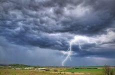 Thunderstorm warning in place for most of the country