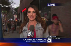 Creepy guy tells reporter 'You are so f***ing hot' live on air