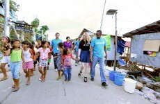 'When it rains the children freak out because they think it's another typhoon' - actress Evanna Lynch