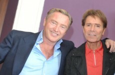 Michael Flatley bro-hugged Cliff Richard and it looked deeply awkward