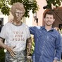 The cast of Napoleon Dynamite reunite to unveil creepy statue