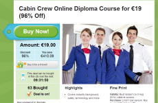 Can you get a Ryanair cabin crew job with this €19 diploma?