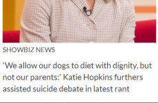 Unfortunate Katie Hopkins-related typo in Closer magazine