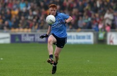 Dublin's Conor McHugh was the best U21 footballer in the country in 2014