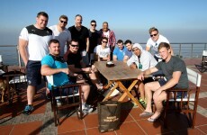 The Ireland squad enjoyed a down day in Tucumán yesterday
