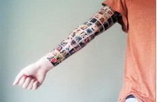 Woman gets a sleeve tattoo of her Facebook friends