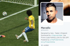 Twitter went nuts at a random English model named Marcello after Brazil's own goal