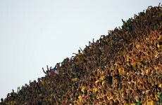 This spine-tingling, a capella rendition of the Brazilian anthem was one of last night's highlights