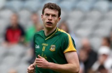 Shane O'Rourke set to play for Meath in first championship game since July 2011