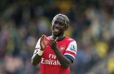 Bacary Sagna's leaving Arsenal and is going to kick ball for Man City next season