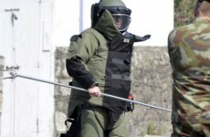 Old mortar shell that still contained explosive material found in Limerick city