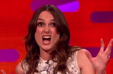 Keira Knightley had a sex-face-off with Samuel L Jackson on Graham Norton