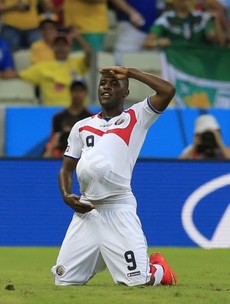 Costa Rica shock Uruguay as Suarez looks on