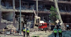 Unseen photos show the devastation caused by the IRA's 1996 Manchester bomb