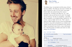 A Facebook page duped almost a million people with a Ryan Gosling adoption hoax