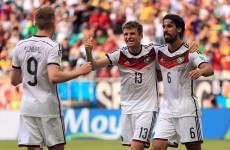 All four German goals from their rout against Portugal and Pepe's moment of madness