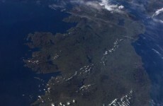 Hey, that's us! Astronaut tweets shot of a (mostly) cloudless Ireland